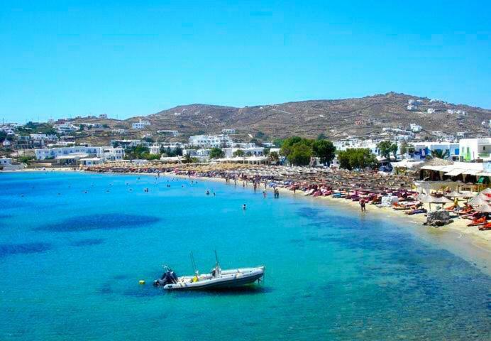 Magical Ornos! Beach House!Beach 1' Walk-Mykonos Town 2Km מראה חיצוני תמונה